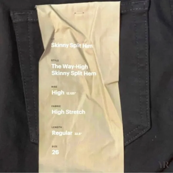 🆕 Everlane The Way-High® Skinny Split Hem Jean | Size: 26