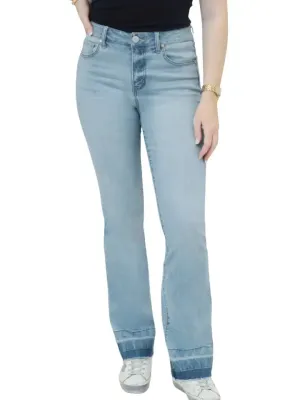 1822 Mid Rise Slim Bootcut Raw Release Hem