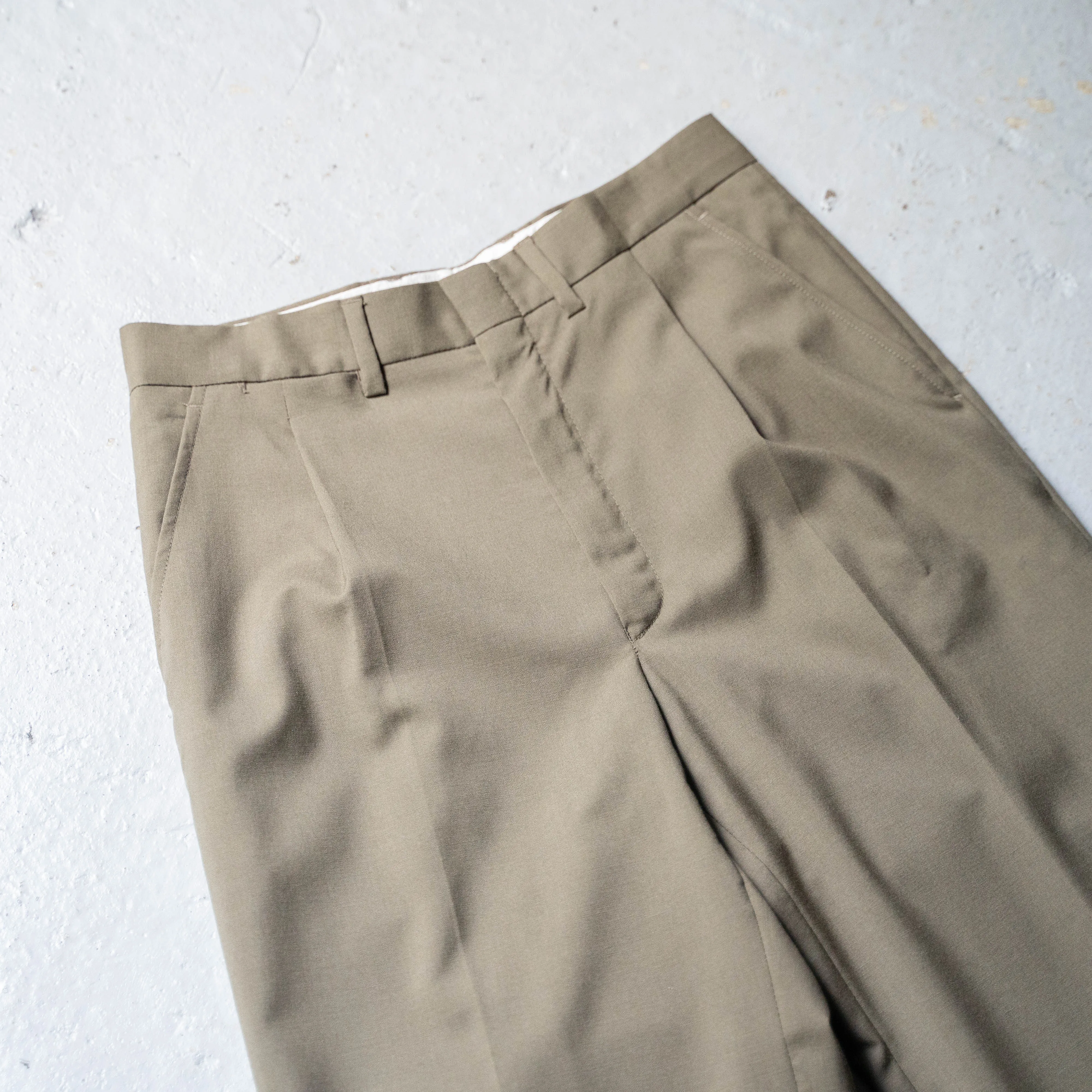 1990s Italian military summer dress pants 'dead stock'