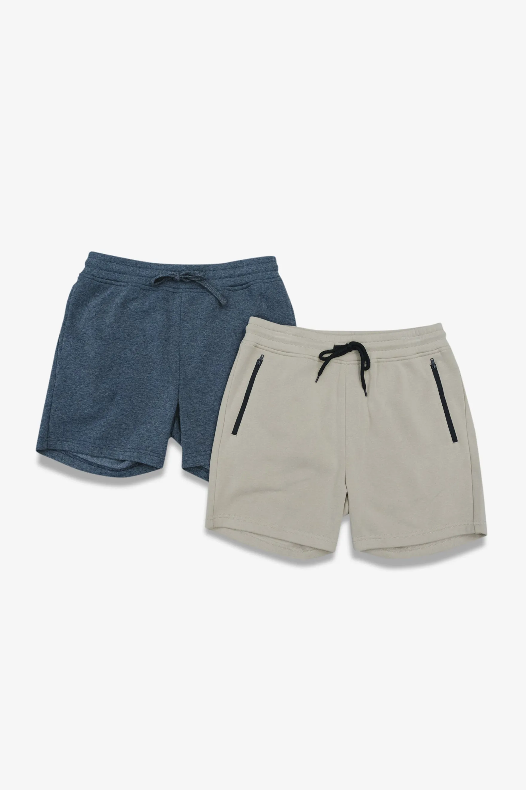2 Pack Fleece Shorts
