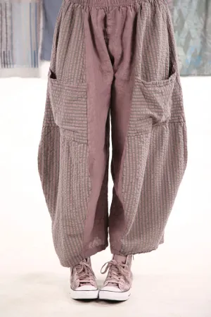 3240 Mojo Pant Plum Haze with herb stripe  1/0/0 overdye?