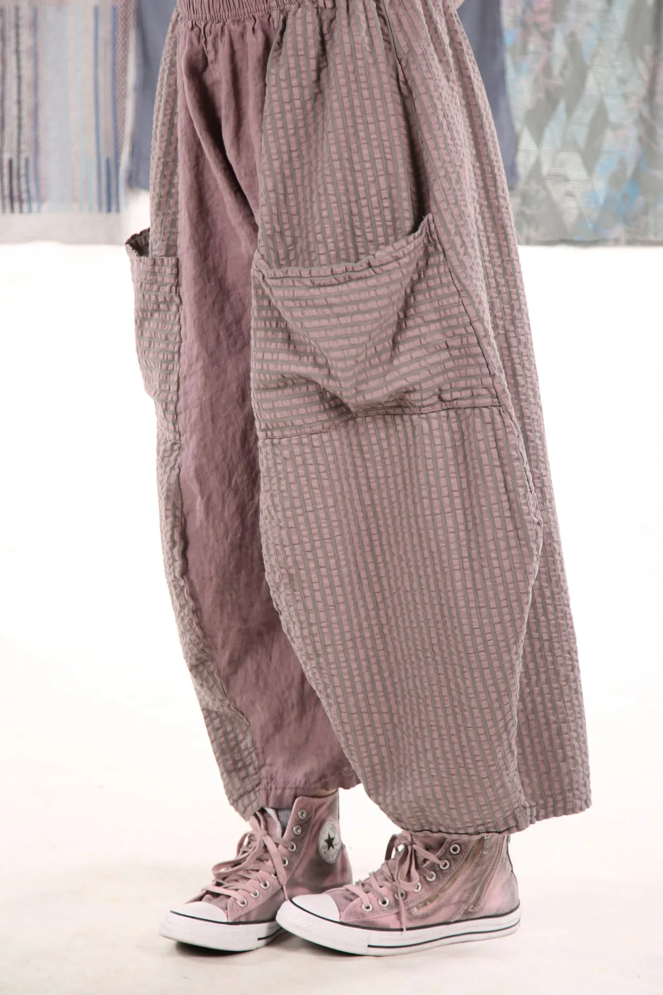 3240 Mojo Pant Plum Haze with herb stripe  1/0/0 overdye?