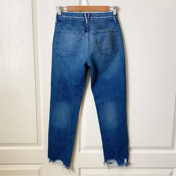 3X1 Higher Ground Boyfriend Crop Jean in Rushmore Straight Distressed Revolve 24