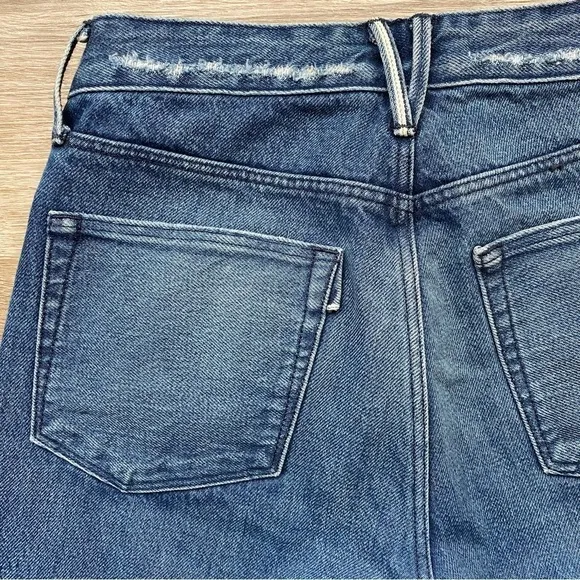 3X1 Higher Ground Boyfriend Crop Jean in Rushmore Straight Distressed Revolve 24