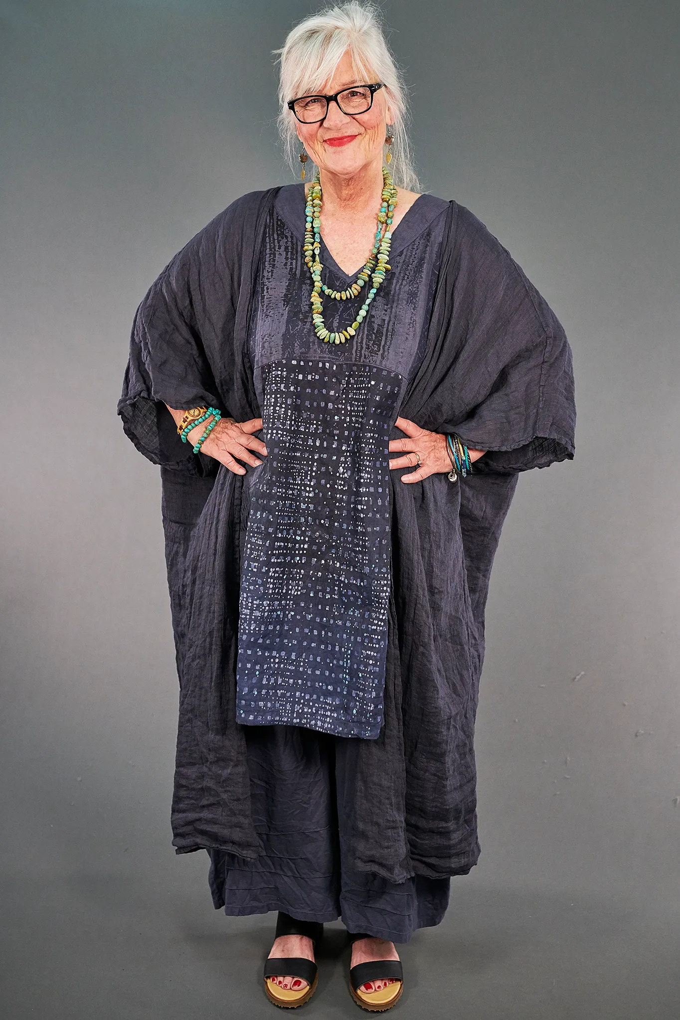 5267  Kimono Duster-Shadow-P