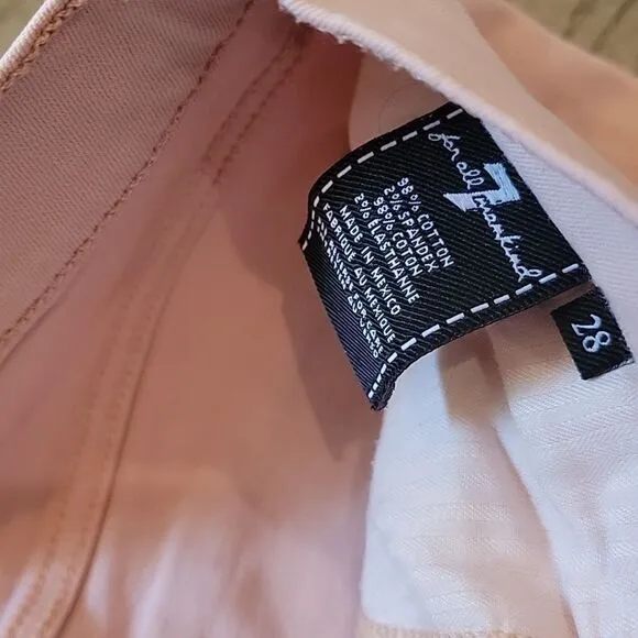 7 for all mankind Light Pink skinny jeans size 28