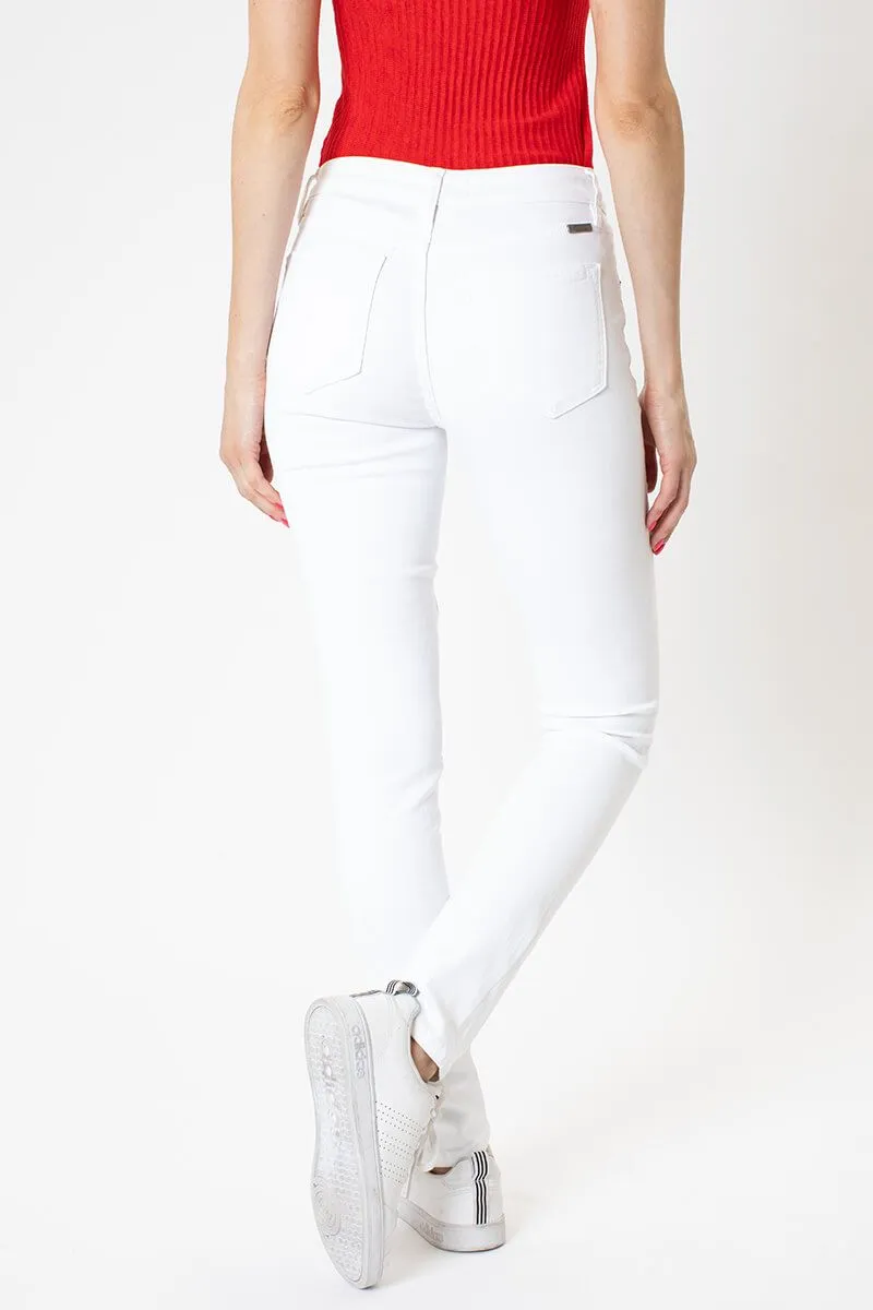 Abernathy Mid Rise Super Skinny Jeans