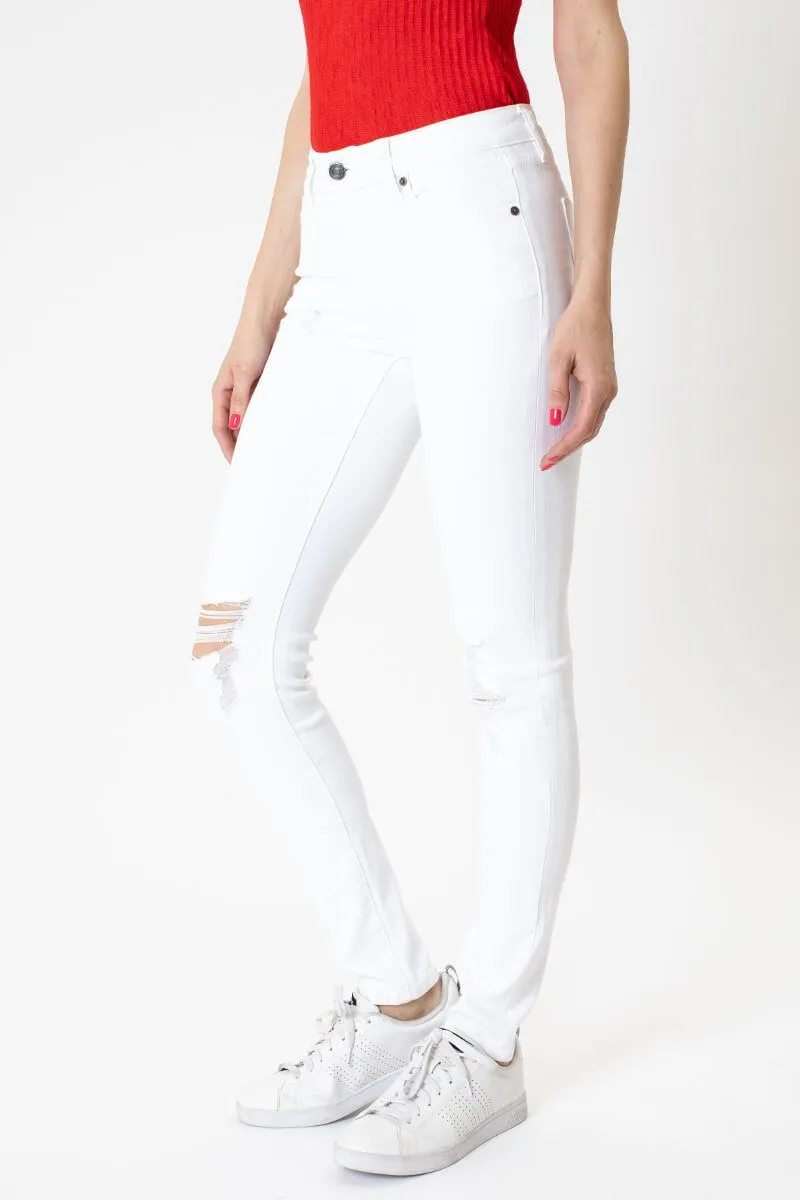Abernathy Mid Rise Super Skinny Jeans