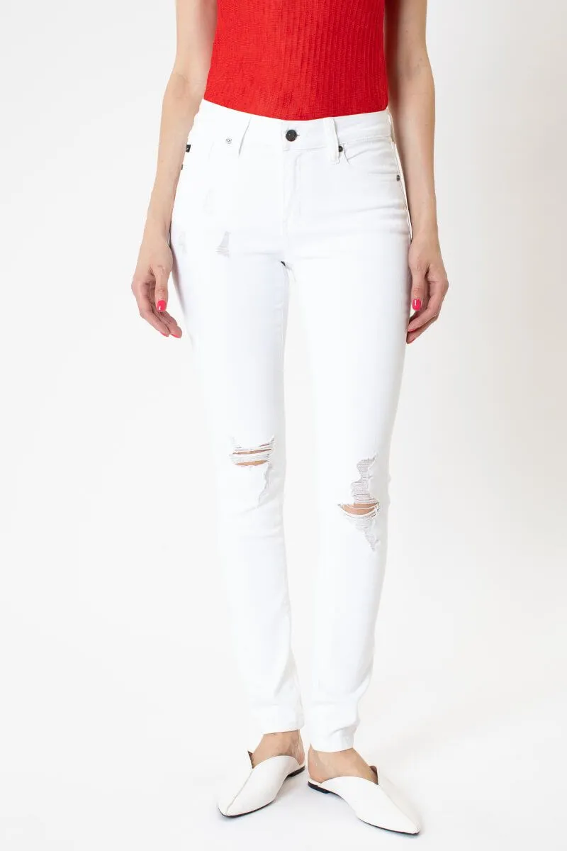 Abernathy Mid Rise Super Skinny Jeans