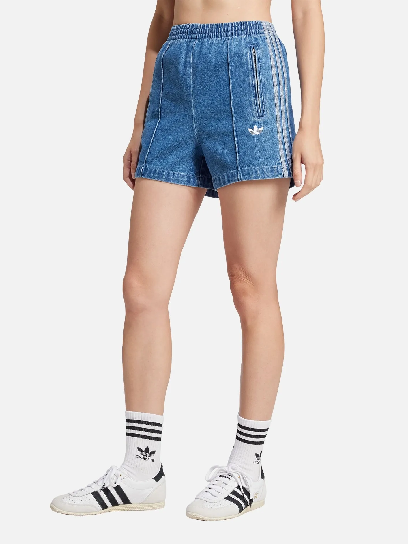 Adicolor Denim Firebird Shorts - Indigo Denim