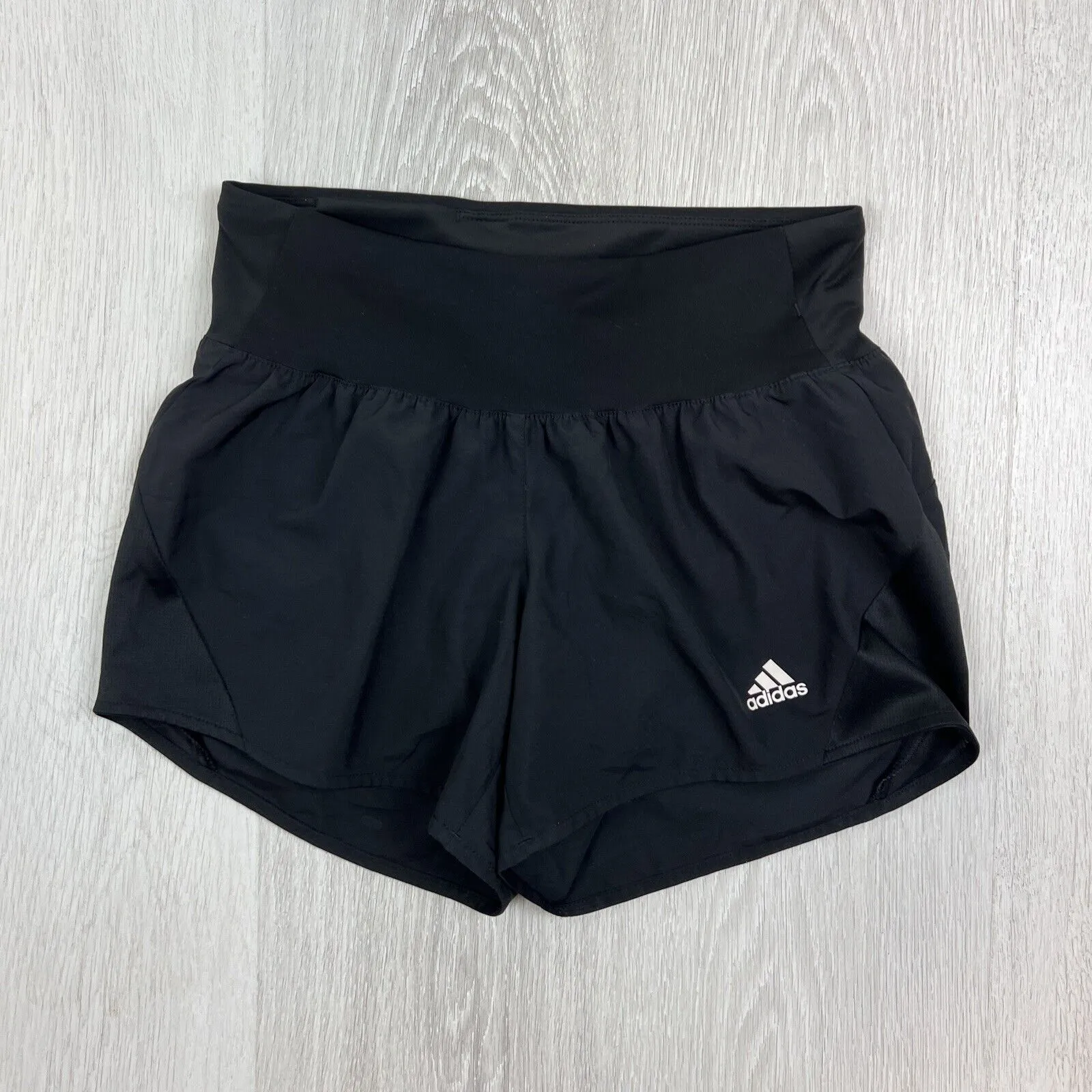 Adidas Womens Black Athletic Shorts Running Shorts Size XS