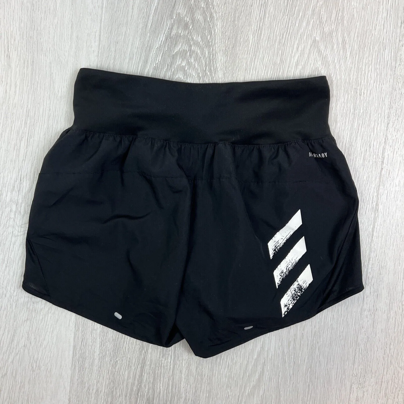 Adidas Womens Black Athletic Shorts Running Shorts Size XS