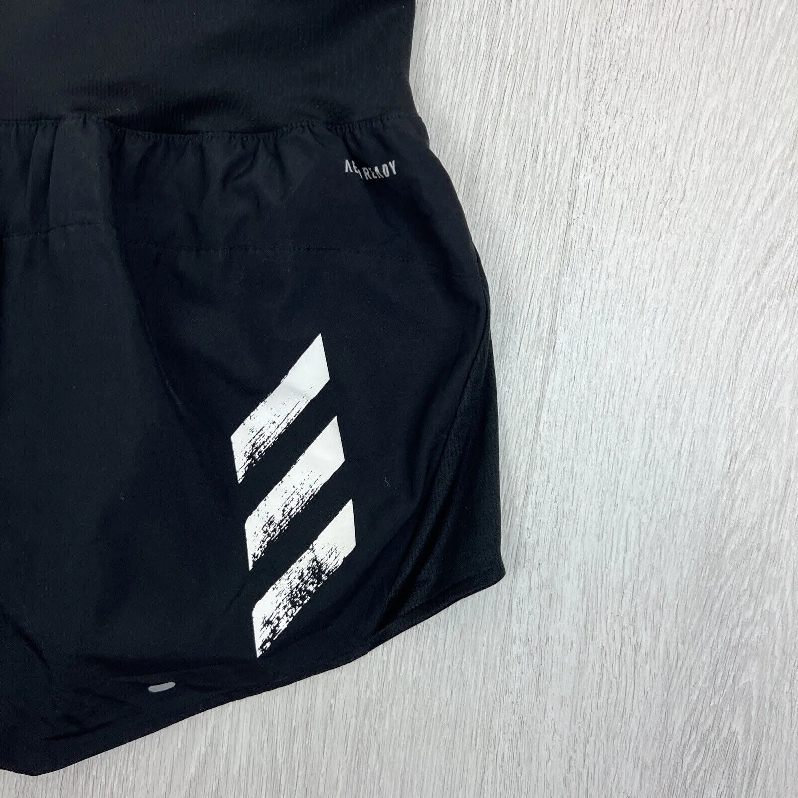 Adidas Womens Black Athletic Shorts Running Shorts Size XS