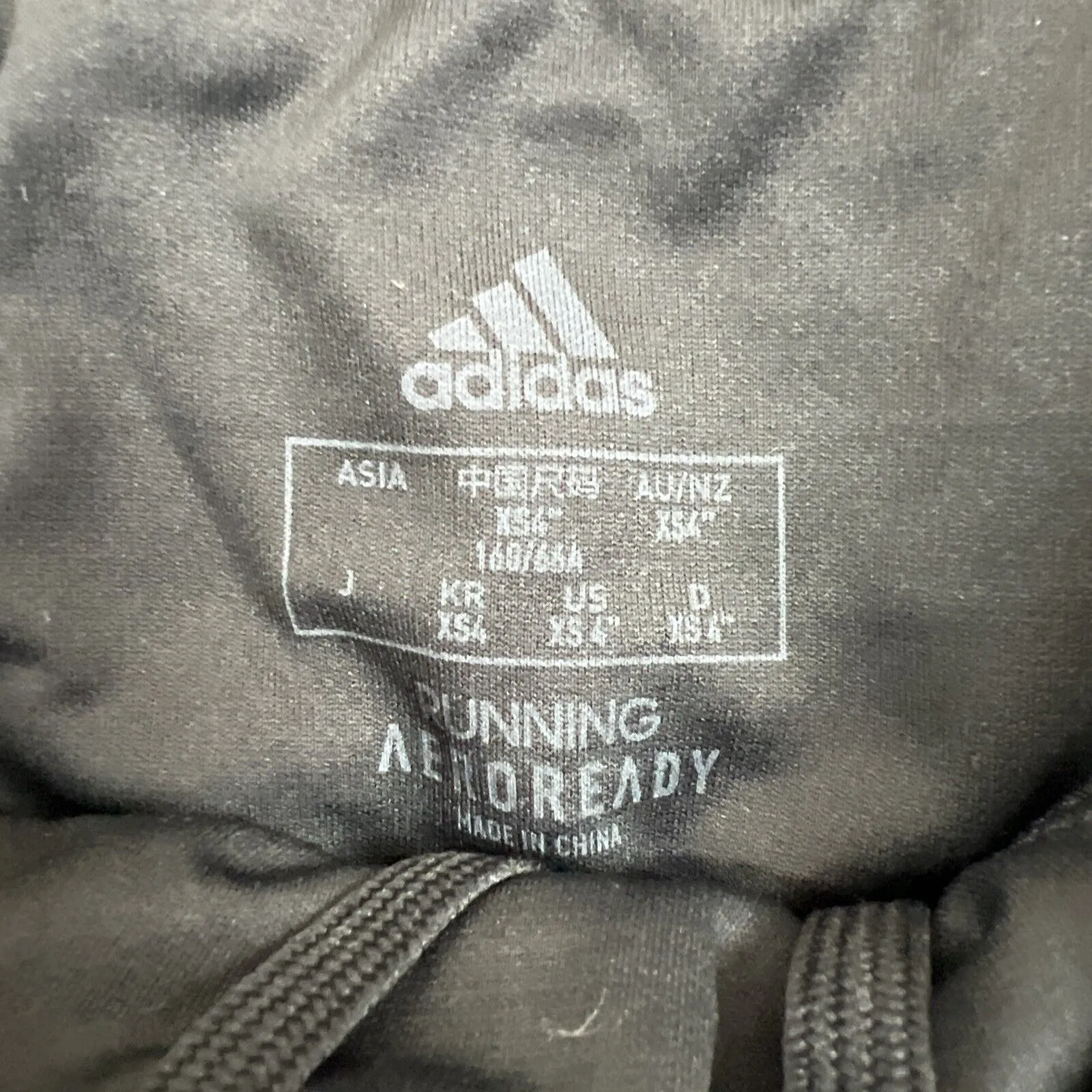 Adidas Womens Black Athletic Shorts Running Shorts Size XS