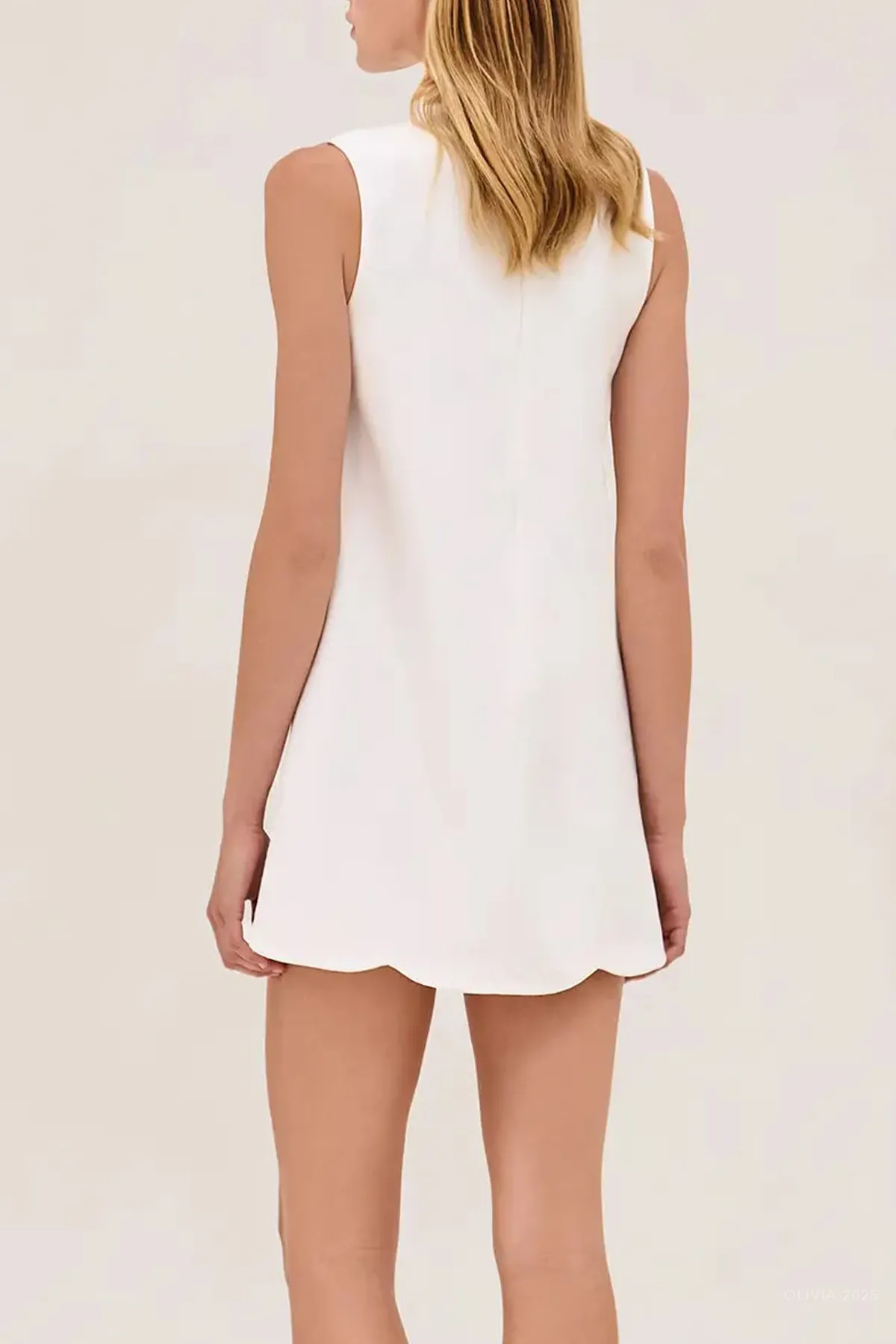 Adilyn Mini Dress in White