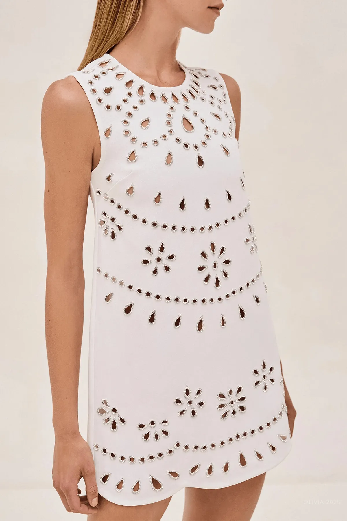 Adilyn Mini Dress in White