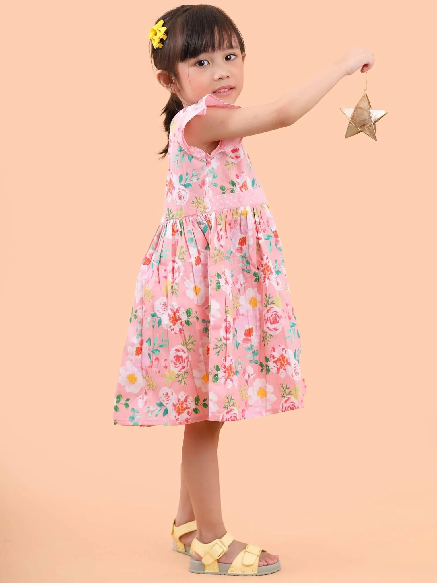 Adriana Pink Watercolour Dress