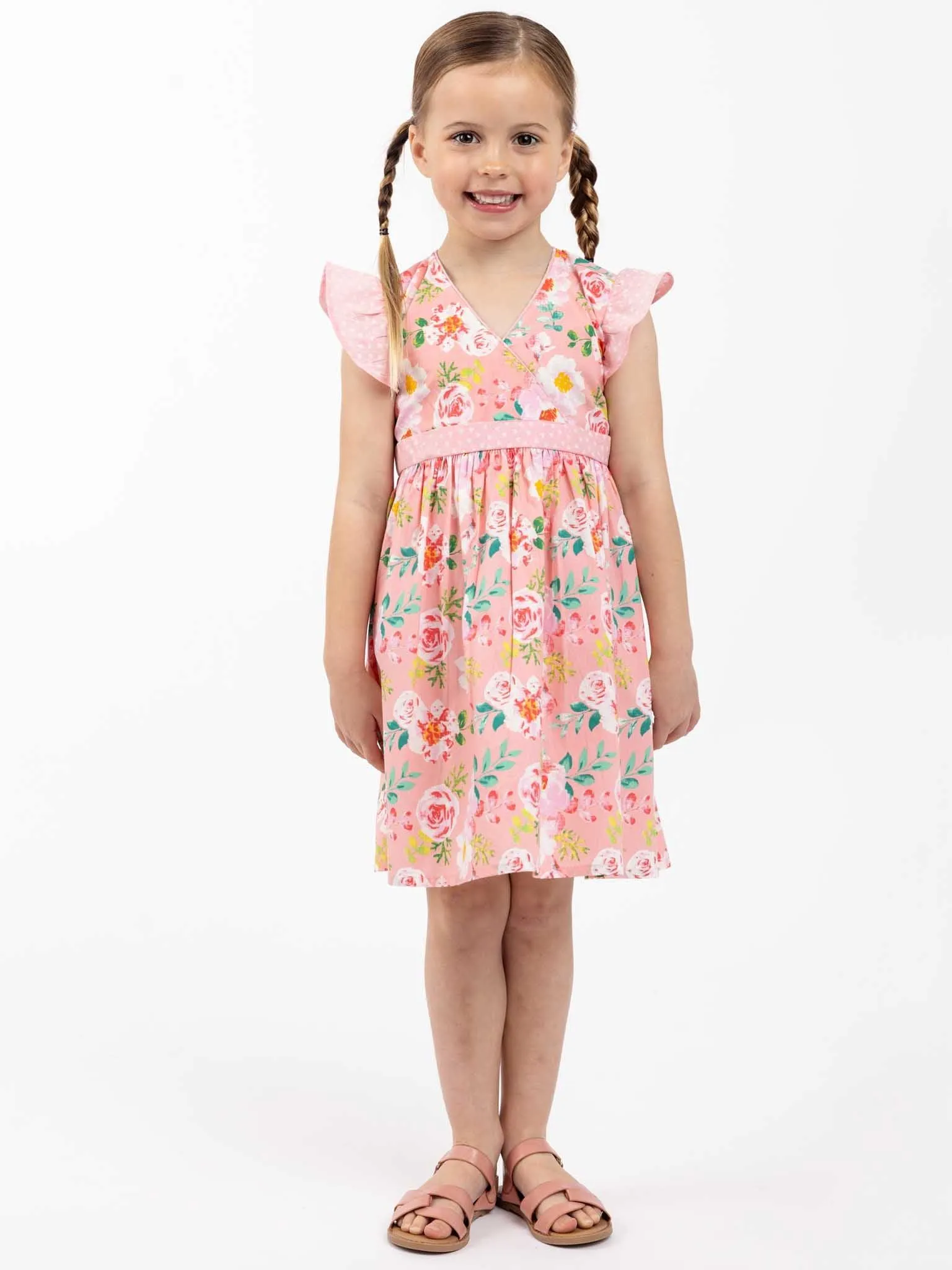 Adriana Pink Watercolour Dress