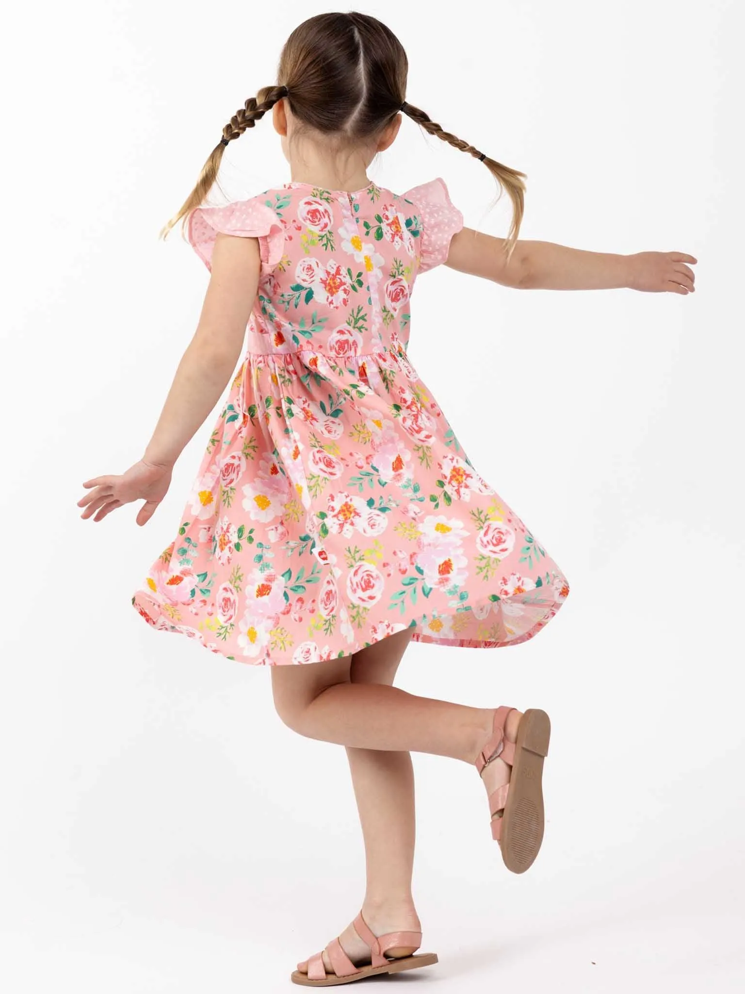 Adriana Pink Watercolour Dress