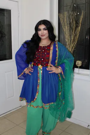 Afghan Dress - Waheeda