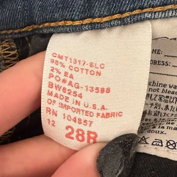 AG Cutoff Denim Shorts