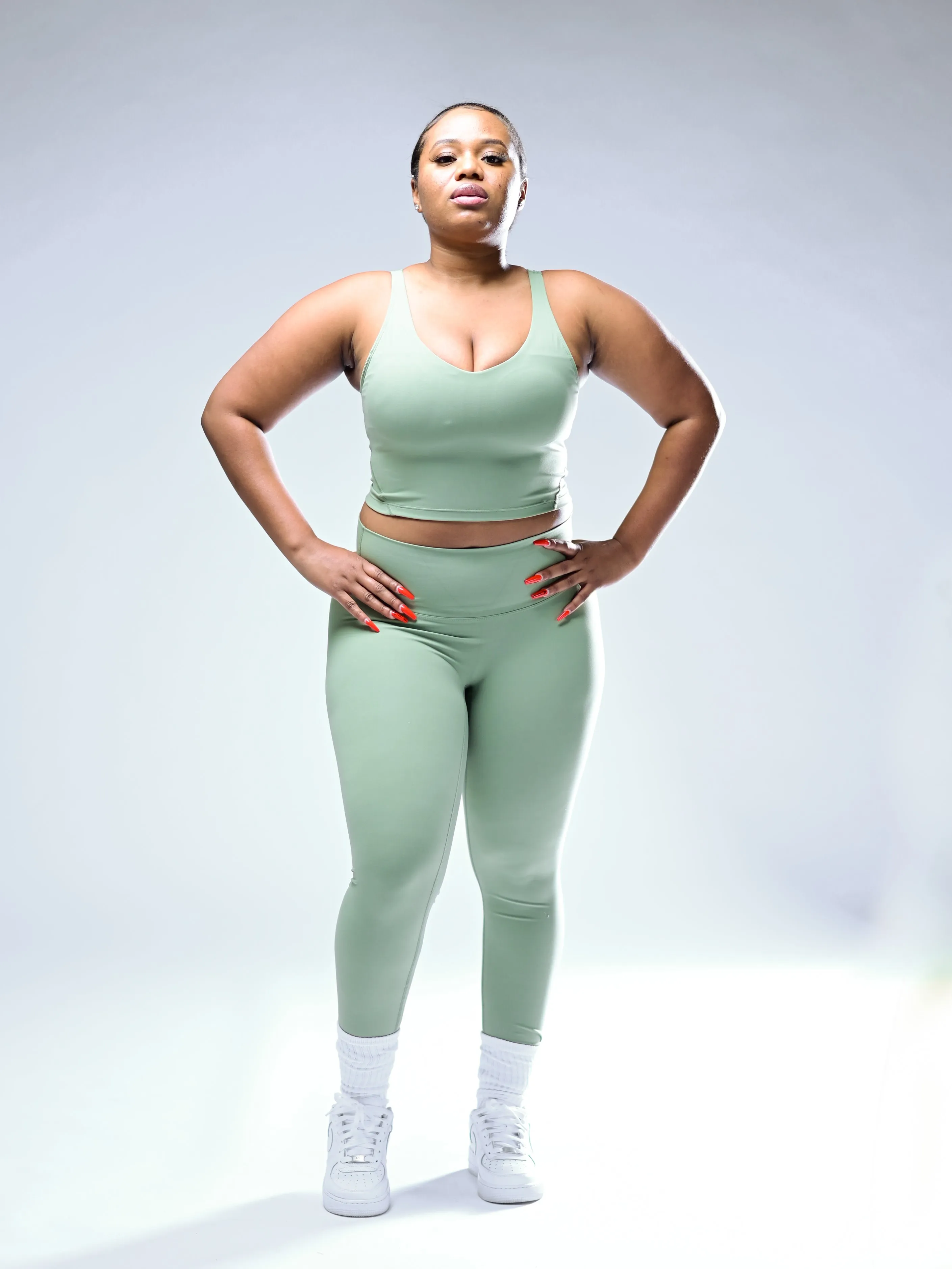 Aha Leggings - Sage