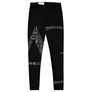 All God Silver Design Leggings