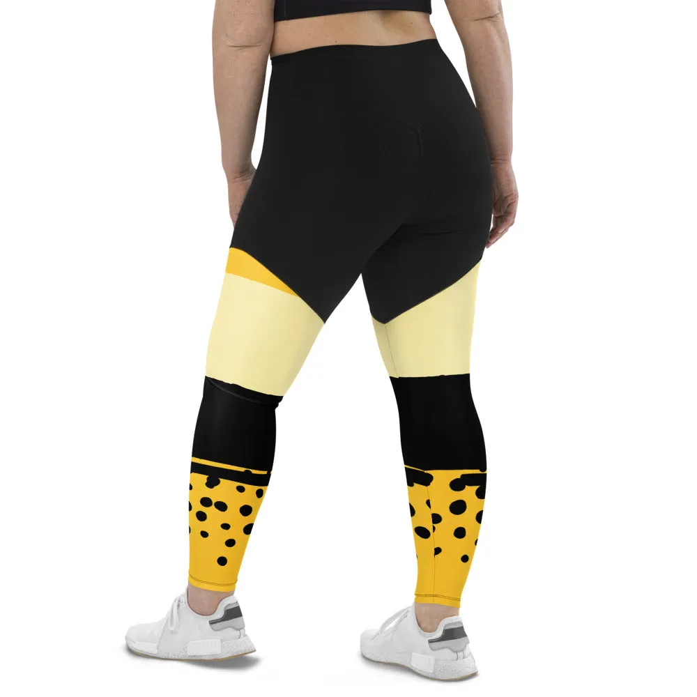 Alpha Abstract Sports Leggings II