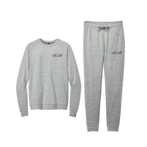 alpha Kappa Delta Phi Tri Fleece Jogger Set