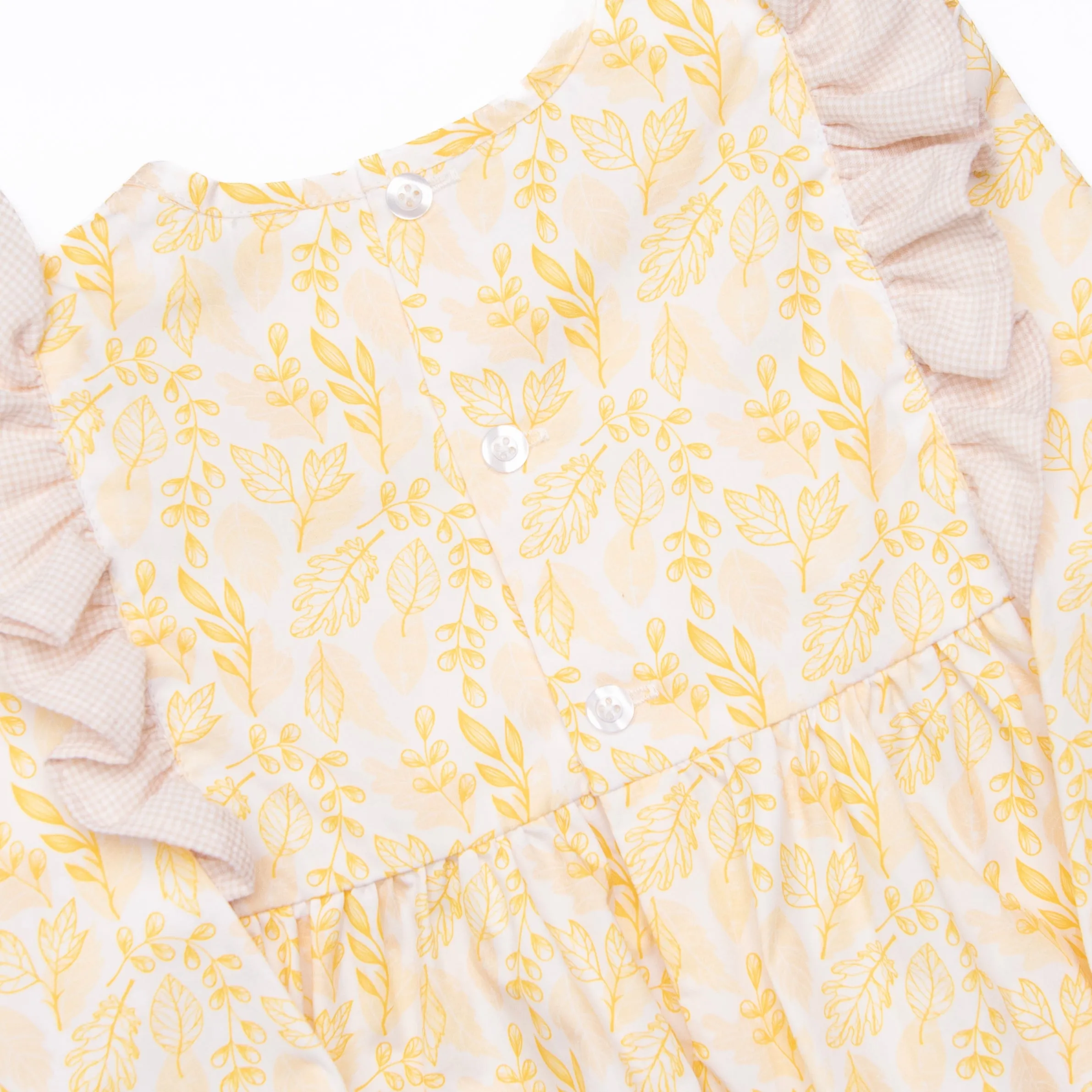 Amber Autumn Dress, Yellow