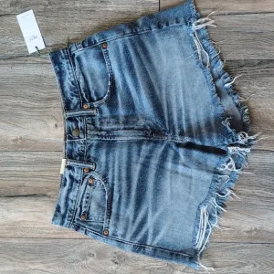 American Eagle AE77 Denim High Waist Cut-off Shorts Size 28