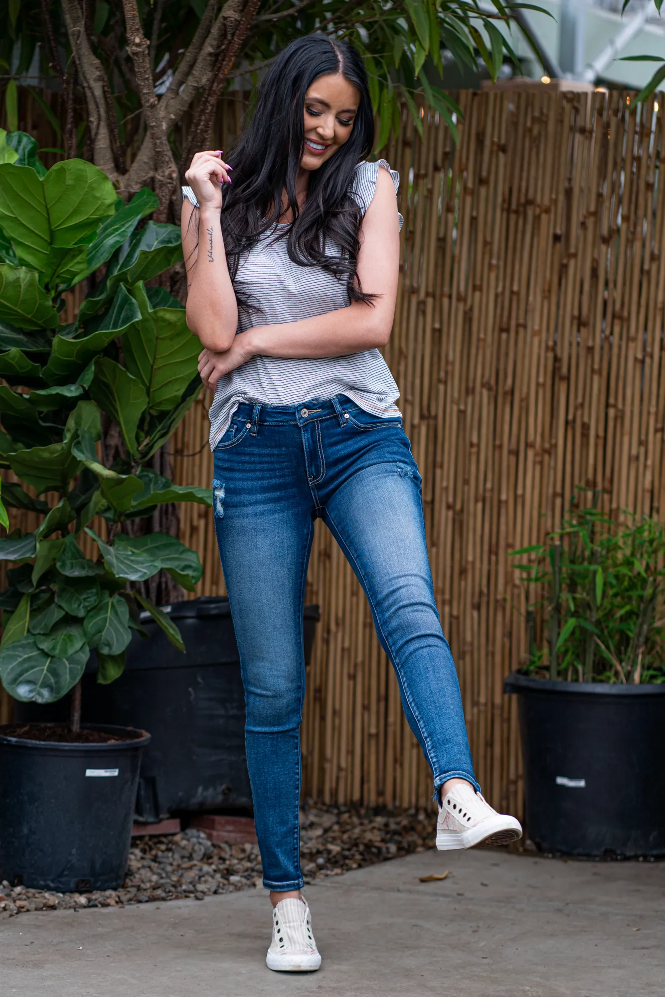 Ariel Mid Rise Skinny