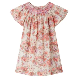 Arlene Smocked Floral Dress