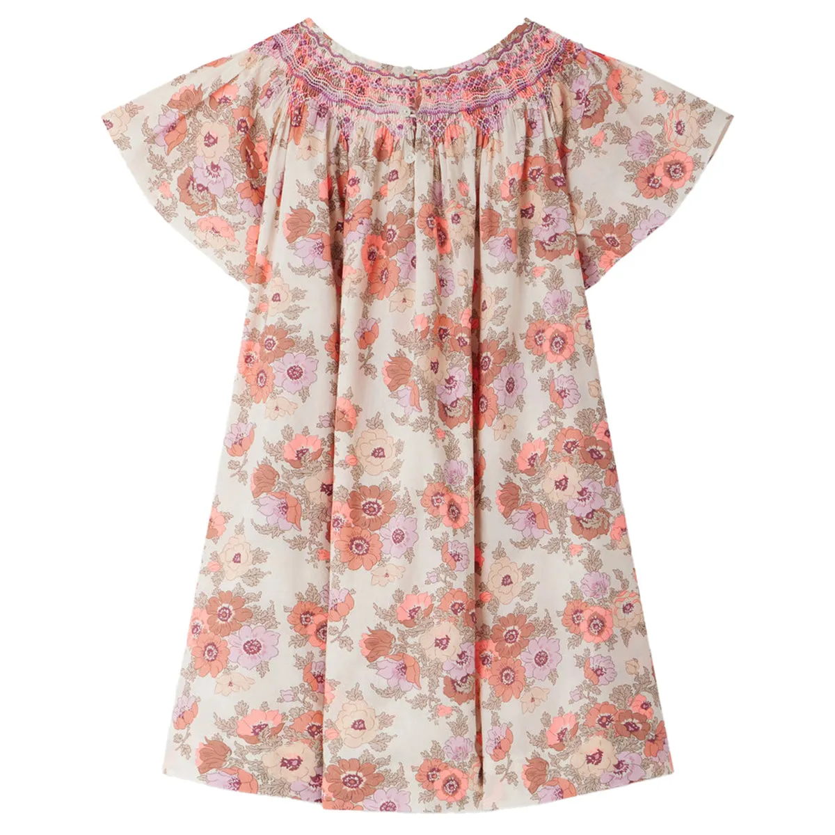 Arlene Smocked Floral Dress