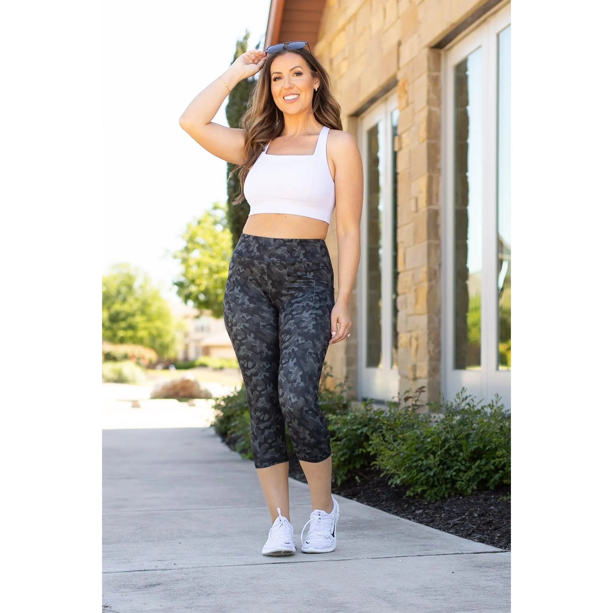 Army Camo CAPRI Leggings - Luxe Leggings