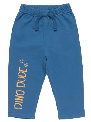 Artie - Dino Dude Blue Baby and Boy French Terry Joggers