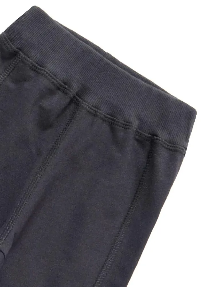 Artie - French Terry Black Baby & Toddler Joggers 3 to 24 months