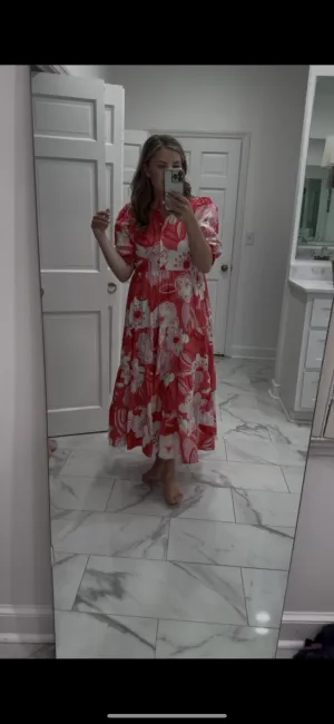Artist Floral Tier "Kiki" Maxi Dress