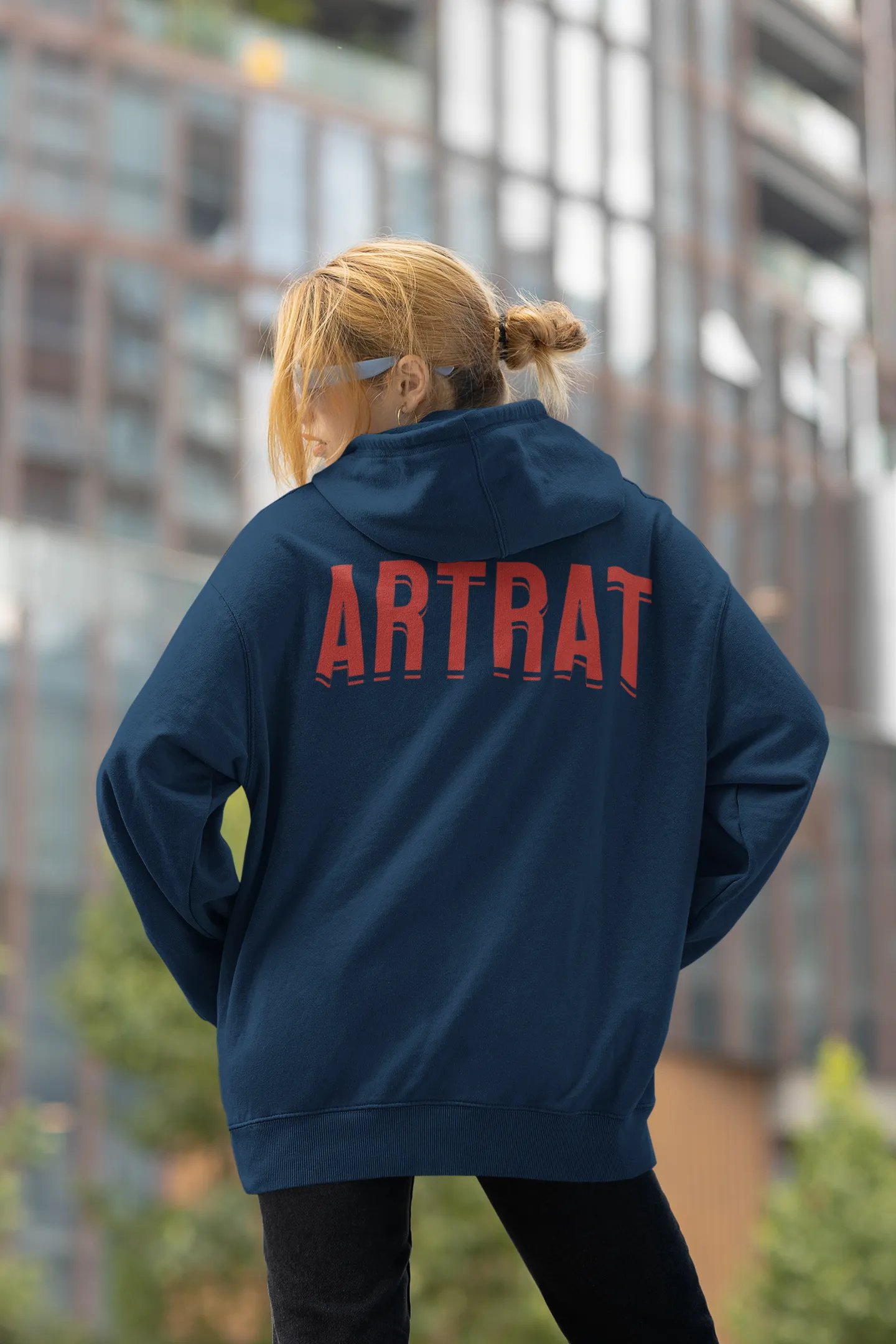 ArtRat Heavyweight Cotton Hoodie (Navy)