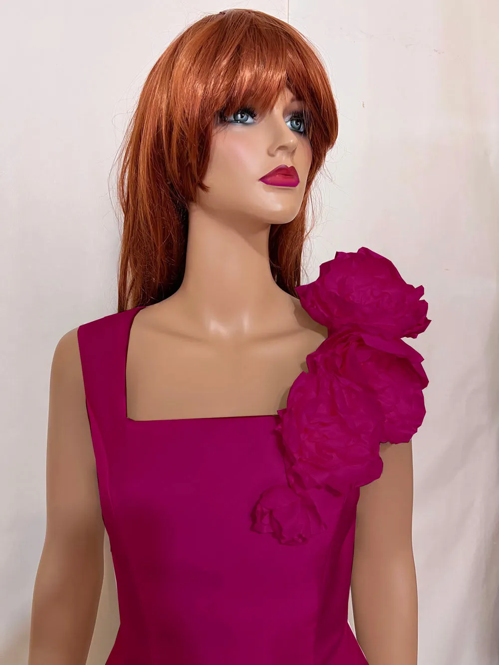 Asteria Little White Dress with Flowers