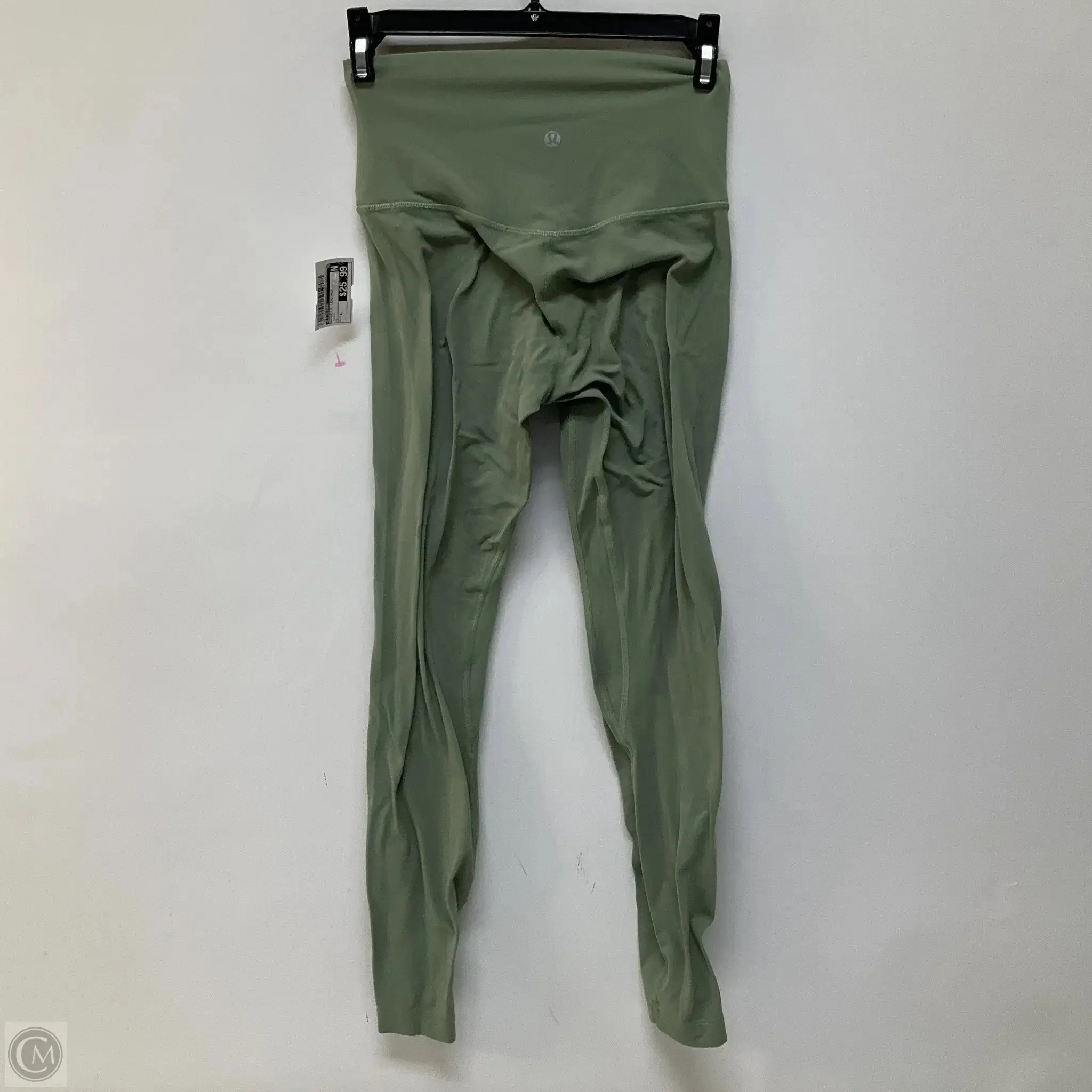 Athletic Leggings By Lululemon In Green, Size: 4