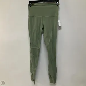 Athletic Leggings By Lululemon In Green, Size: 4