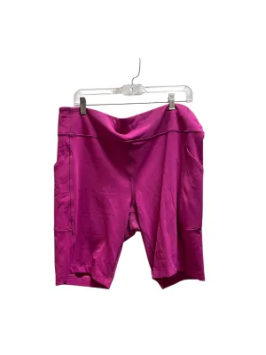 Athletic Shorts By Lululemon In Pink, Size: 18