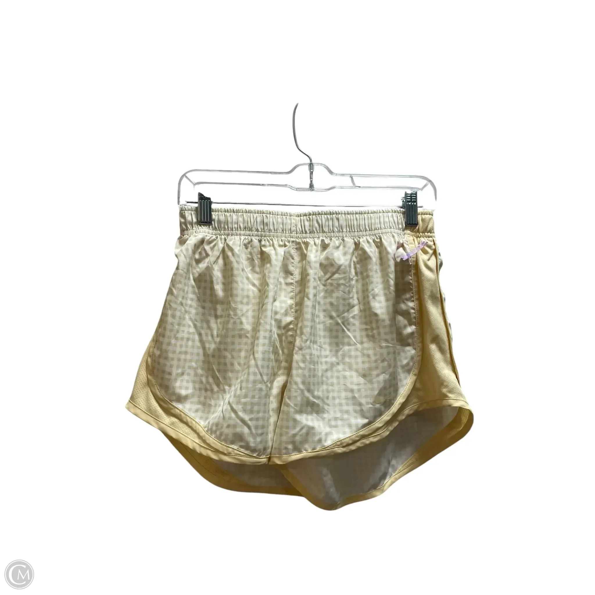 Athletic Shorts By Nike In Yellow, Size: M