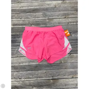 Athletic Shorts By Under Armour In Pink, Size: S