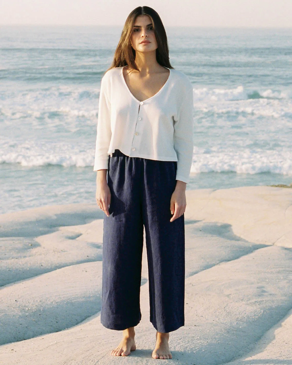 Aura Pants | Navy