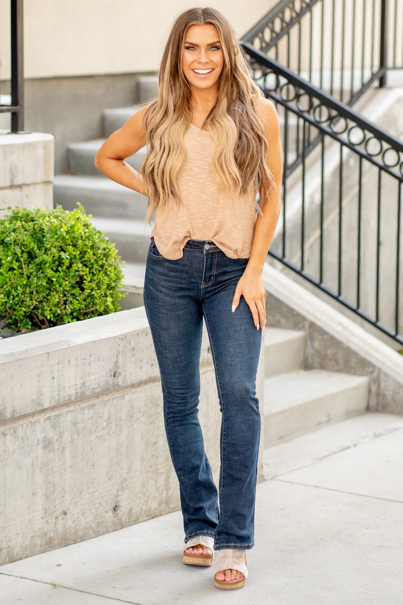 Avery High Rise Bootcut Jeans