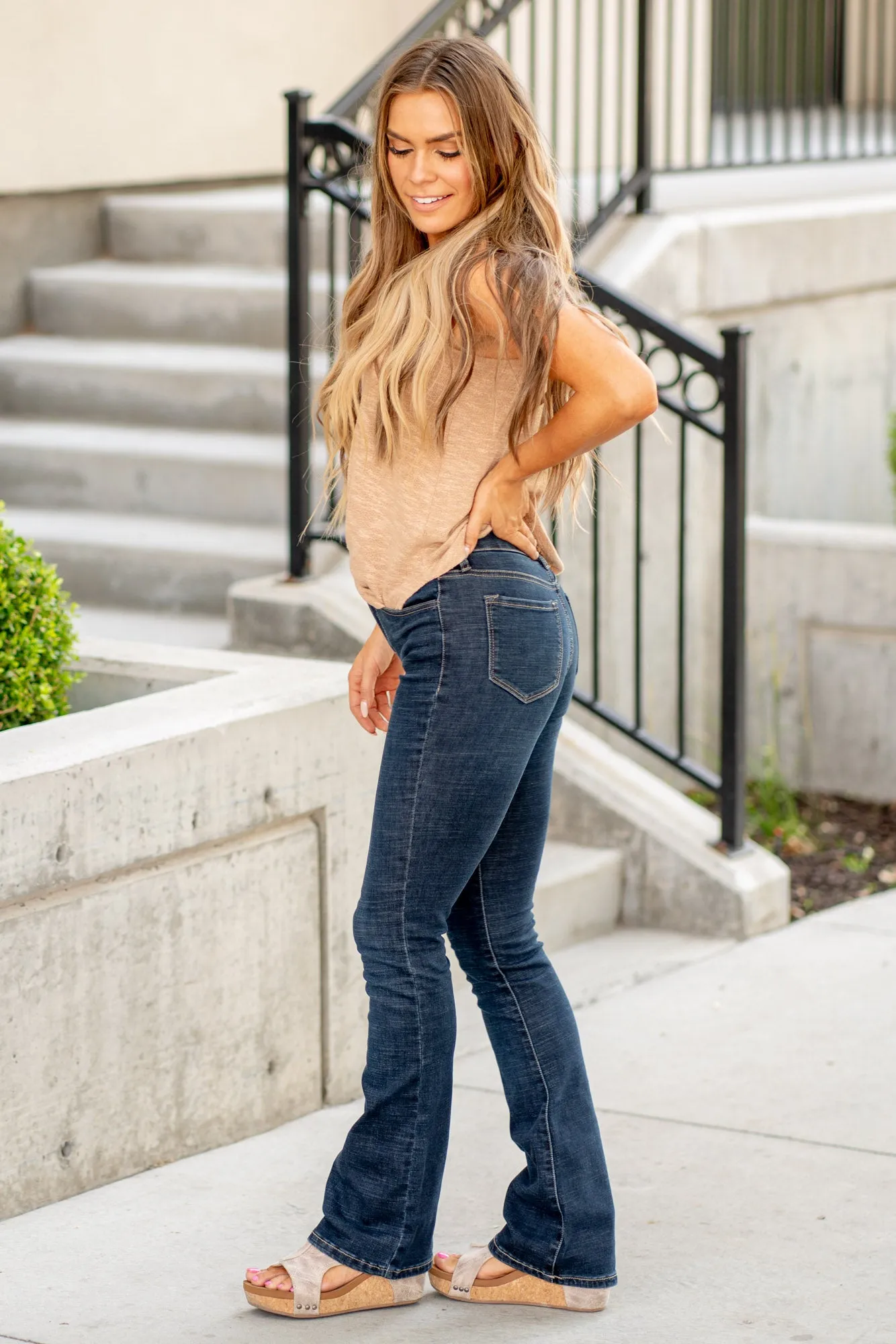 Avery High Rise Bootcut Jeans