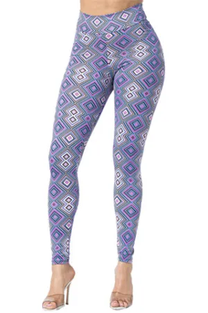 BACK TIED PRINT   BOOTY LEGGINGS(D1956PR) <Bundle>