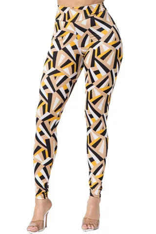 BACK TIED PRINT   BOOTY LEGGINGS(D1956PR) <Bundle>